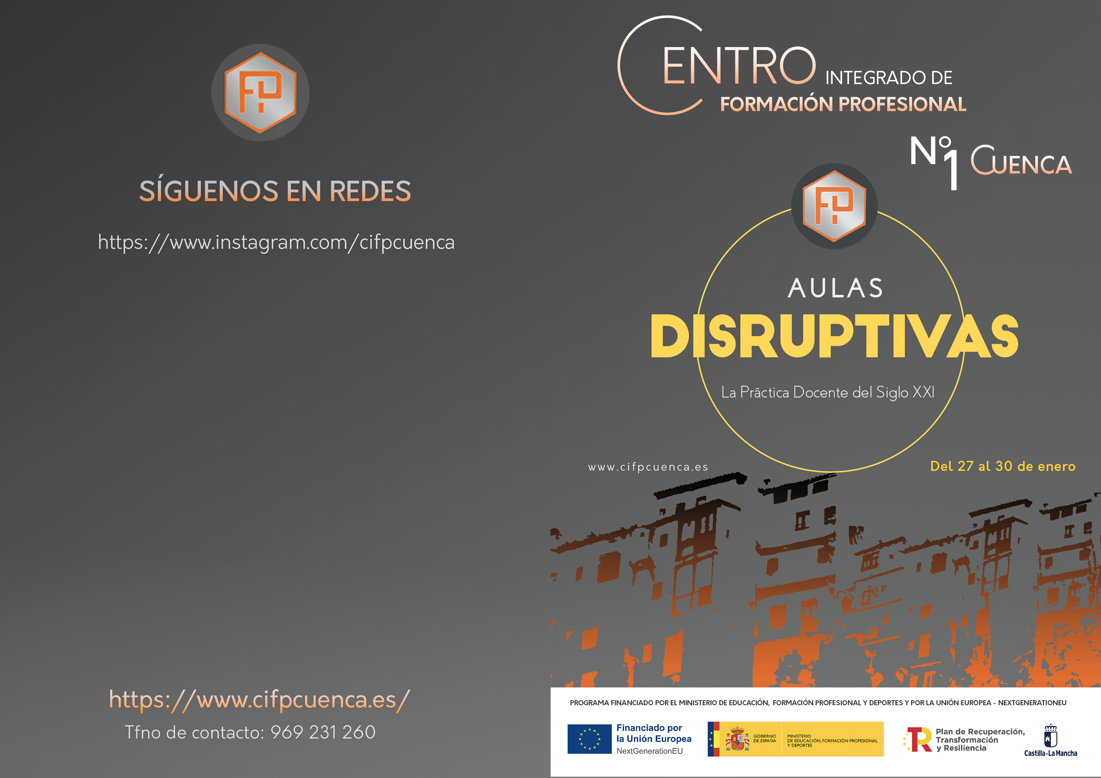 Curso "AULAS DISRUPTIVAS. LA PRÁCTICA DOCENTE DEL SIGLO XXI".