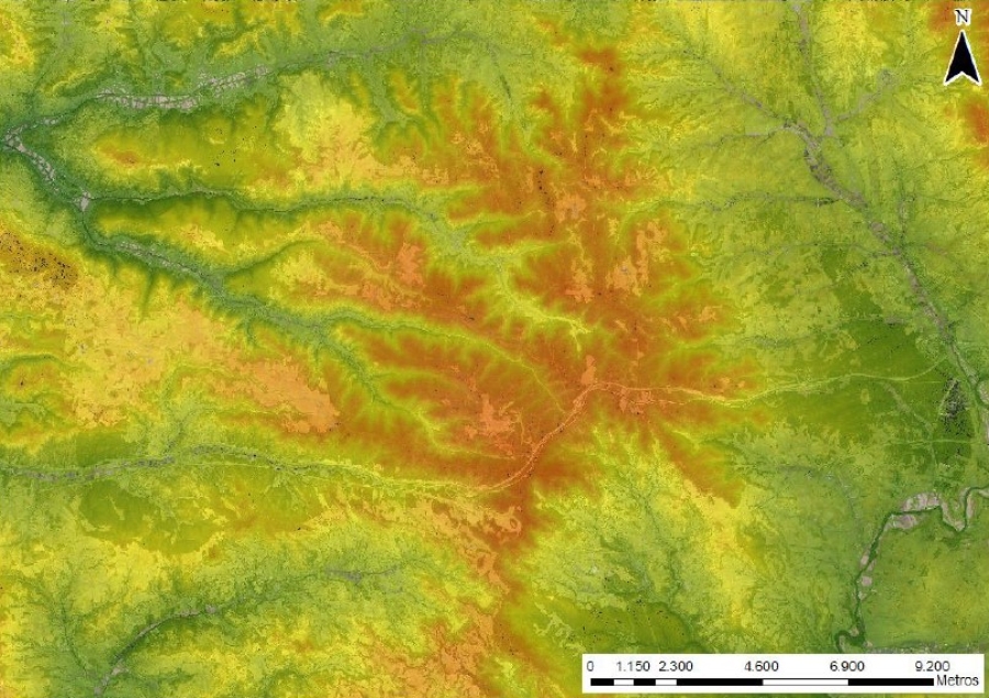 GIS en el sector forestal y fotografía aérea mediante DRON