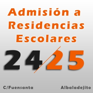 ADMITIDOS RESIDENCIAS ESCOLARES